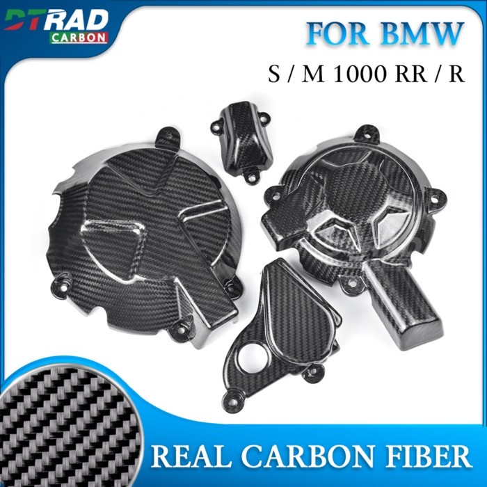 S1000 RR for BMW S1000RR 2019-2024 M1000RR 2020 - 2024 Carbon Fibre Engine Cover Protector Case Cap