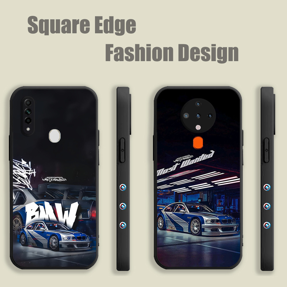 สําหรับRealme GT Neo 3 5G 2T 3T C55 10 C51 C53 11 Pro Plus BMW M3 GTR OYZ52 เคสโทรศัพท์สแควร์ขอบ
