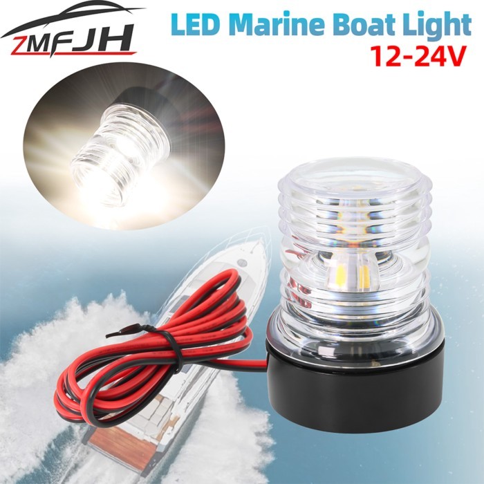 360 Degree All Round Boat Light 12V LED Navigation Anchor Light Waterproof Marine Boat Light 6300k