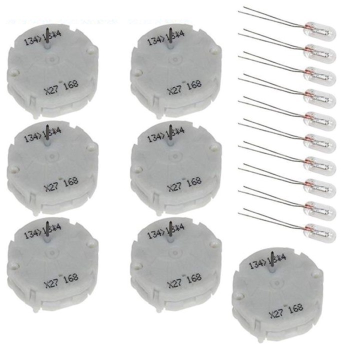 X27 168 (7PCS) + 10Pcs Bulbs Stepper Motor For GM GMC Car Trucks Speedometer Gauge Repair Kit Clust