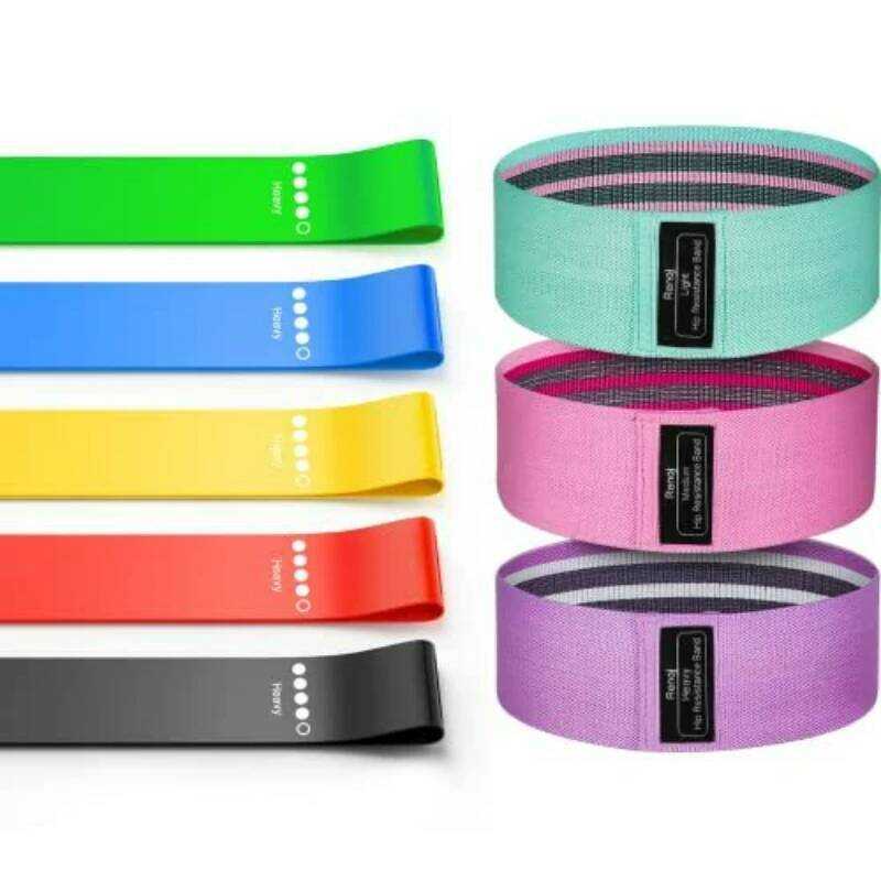 C Non-Slip Winter Squat Booty Ring Yoga Mat Strap Band Ring-Shaped Stretch Band For -Building Fitne