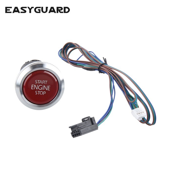 EASYGUARD Replacement push engine start stop button for ec002 es002 ec008 series P4 style
