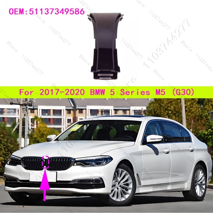 For 2017-2020 BMW 530e 530eX 530i 530iX 540dX 540i 540iX M5 M550iX (G30) Front Bumper Grill Holder