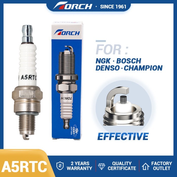 China Original Torch Spark Plug Candles A5RTC Ignition System for C6HA C7HV Denso U20FBU U22FSZU Ch