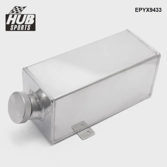 HUB Sports Universal 1.75 Litre Alloy Water Tank / Intercooler Spray Water Bottle- Washer / Water I