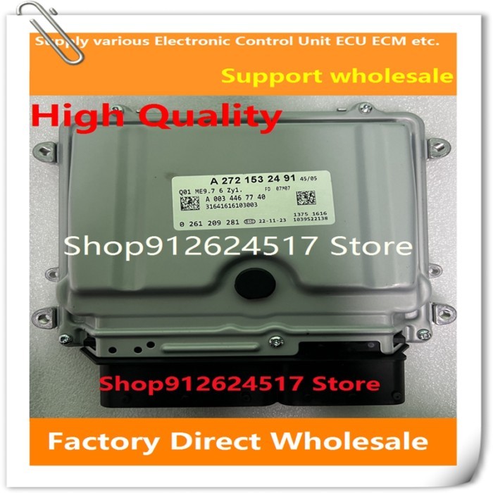 Engine computer board ECU ME9.7 A272 A2721532491/A2721534579/A2721534379/A2729006300/A2729003800 Fo