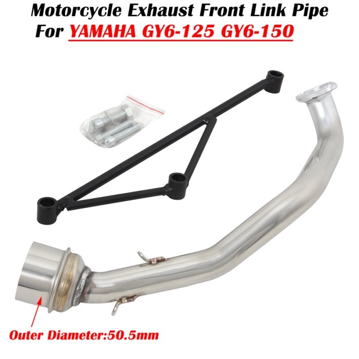 For YAMAHA GY6-125 GY6-150 GY6 125 125CC 150 150CC Motorcycle Exhaust Moto Escape System Modified M