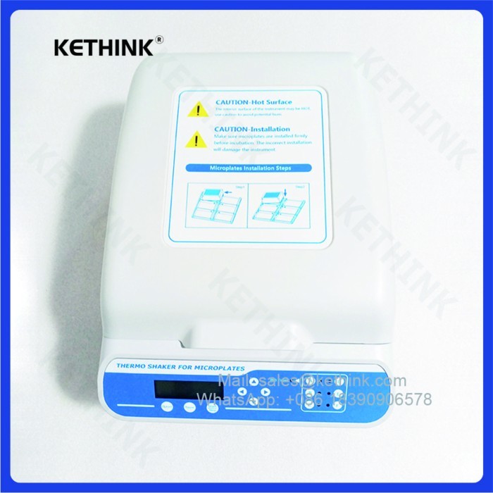 Dry Block Temperature Calibrator KT-TS400 Lab 6 Micro Plate Shaker Machine Horizontal Shaking