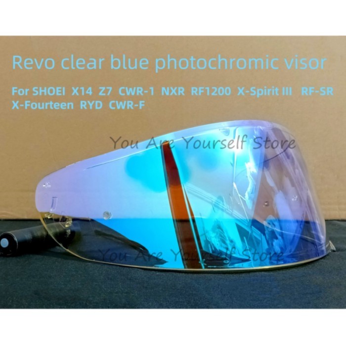 Photochromic Visor for SHOEI X14 Z-7 Z7 CWR-1 CWR1 NXR RF-1200 RF1200 X-Spirit III XSpirit 3 X-Four