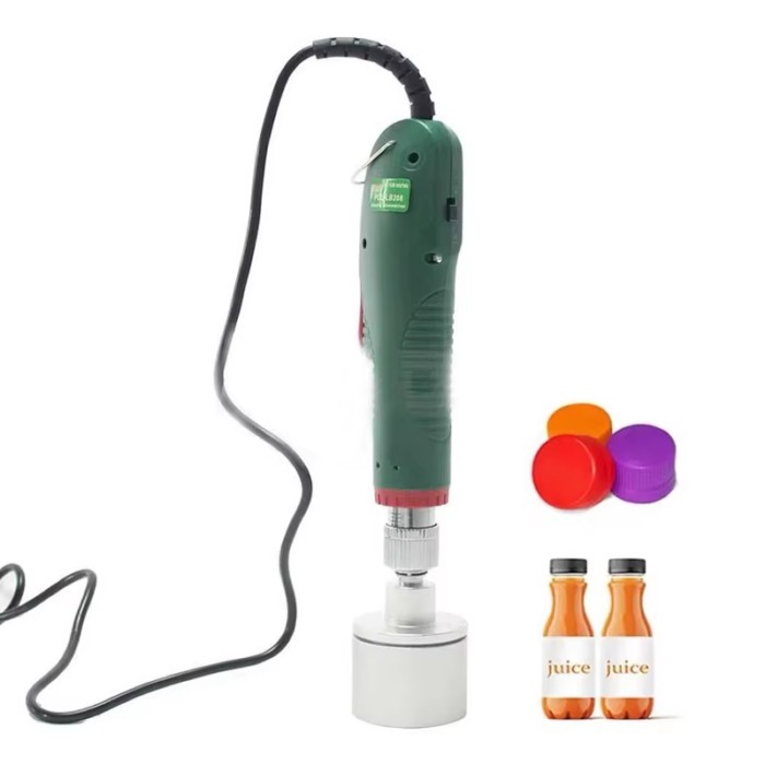 Manual Perfume Capping Machine 10-50mm Drink Mineral Water Plastic Bottles Electric Cap Screw Small