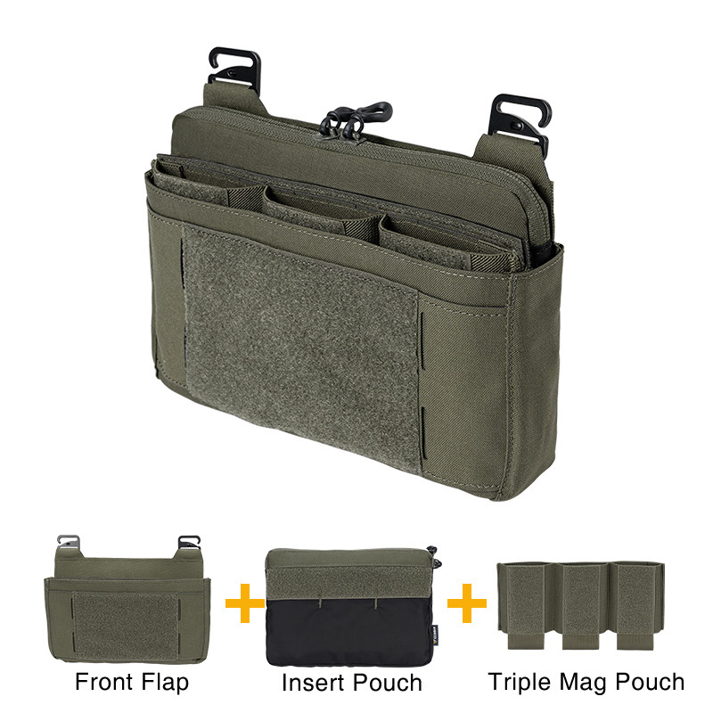 IDOGEAR DOPE กระเป๋าจิงโจ้ FERRO สไตล์หน้าอกแขวน แบบครบชุด FCSK3.0