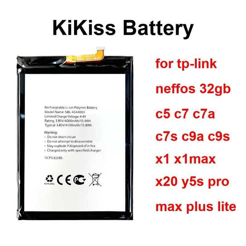 Nbl-38A2500 Nbl-43A2500 Nbl-43A4000 For TP-k Neffos 32GB C5 C7 C7a C7s C9a C9s X1 X1max X20 Y5s Pro 