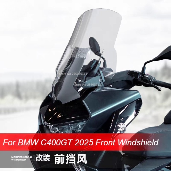 For 2025 BMW C400GT C400 GT C 400 GT Motorcycle Front Windshield Windscreen Wind Deflector GV Model