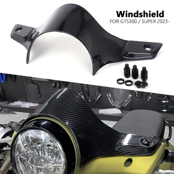 New For Vespa GTS 300 gts 300 Super GTS300 2023 2024 Motorcycle Accessories Sports WindScreen Winds
