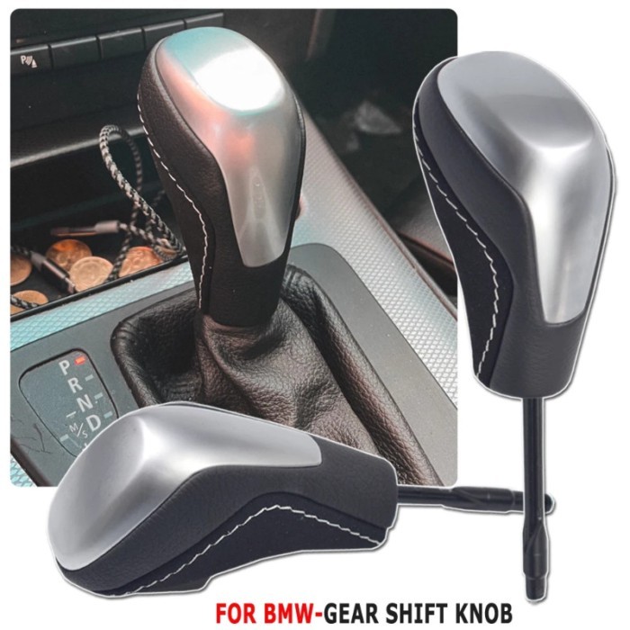 Automatic Gear Shift Knob With Alcantara For BMW E39 E46 E53 E60 E61 E63 E64 E83 E81 E82 E87 E90 E9