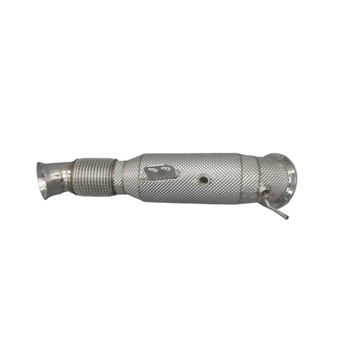 New 3.0T Heat Shield Exhaust Downpipe Three-Way Catalytic Converter for BMW M340I X7 40i 540i X4 40