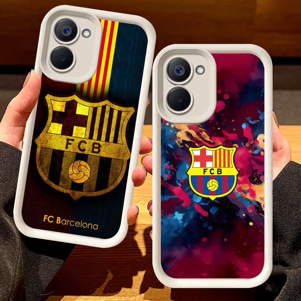 G-26 Barcelona Casing สําหรับ VIVO Y03 Y27s Y18 Y36 Y18i Y03t Y27 5G สีดําและสีขาว