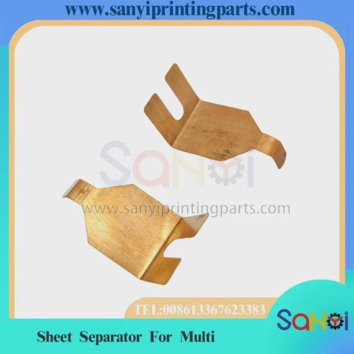100 Pieces/Lot Sheet Separator For Multi 1250, 1250W Printing Machine Parts
