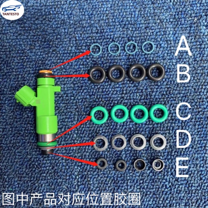 For Nissan Infiniti Duke Ethereal VQ35 VQ37 Q50 G35 3.5 Fuel Injector Rubber Ring Repair Kits