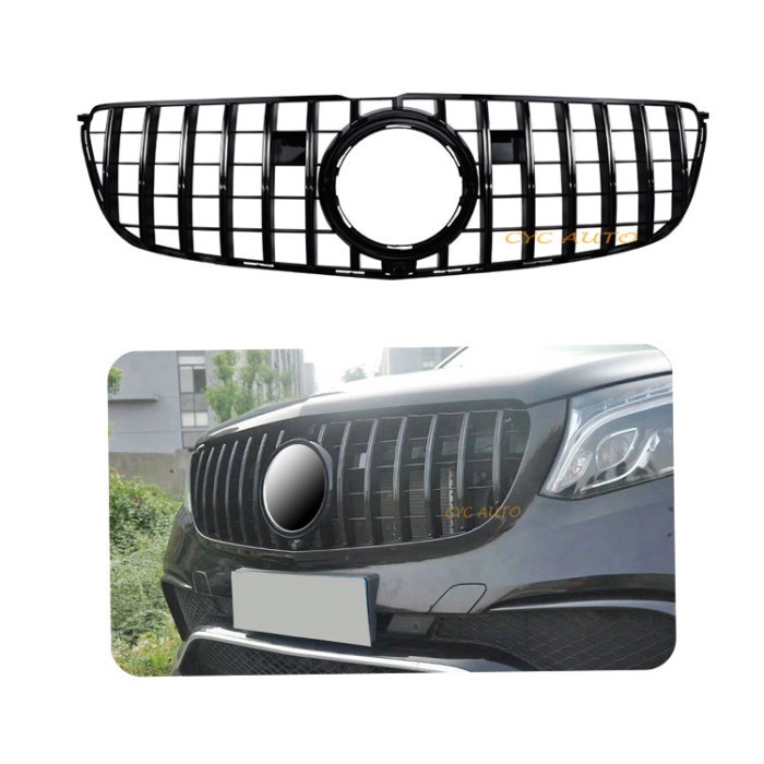 GL166 GT Grille X166 Front Bumper Replacement Grill For Mercedes Benz GL Class X166 Body Kit 2013 2