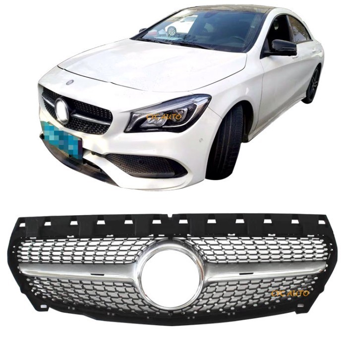 W117 diamond grille for Mercedes Benz CLA W117 modified CLA200 CLA180 CLA250 2016 2019