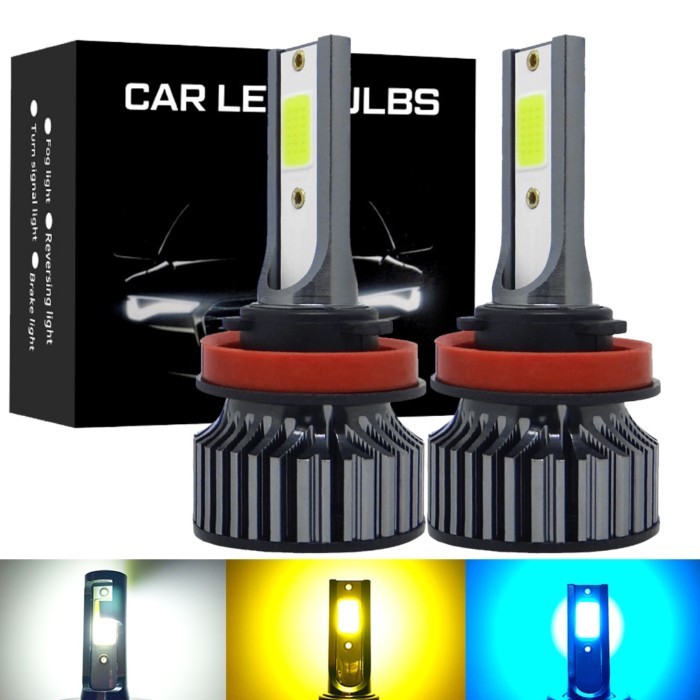 2X H4 Led Headlight LED Bulb for Car Fog Light Bulb H1 H3 H7 LED H11 9005 9006 HB3 HB4 9000LM 12V D