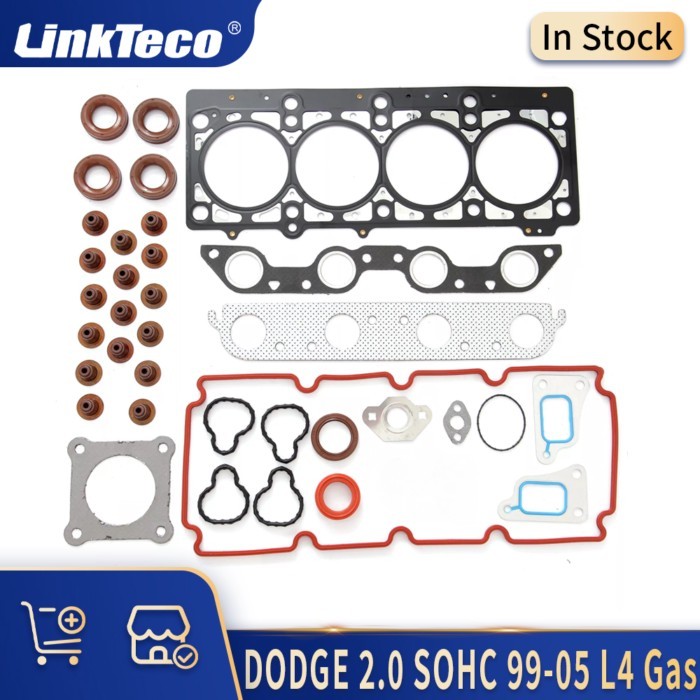 Engine Parts Cylinder Head Gasket Set Kit 2.0 L SOHC 99-05 L4 Gas For Plymouth Breeze Dodge Stratus