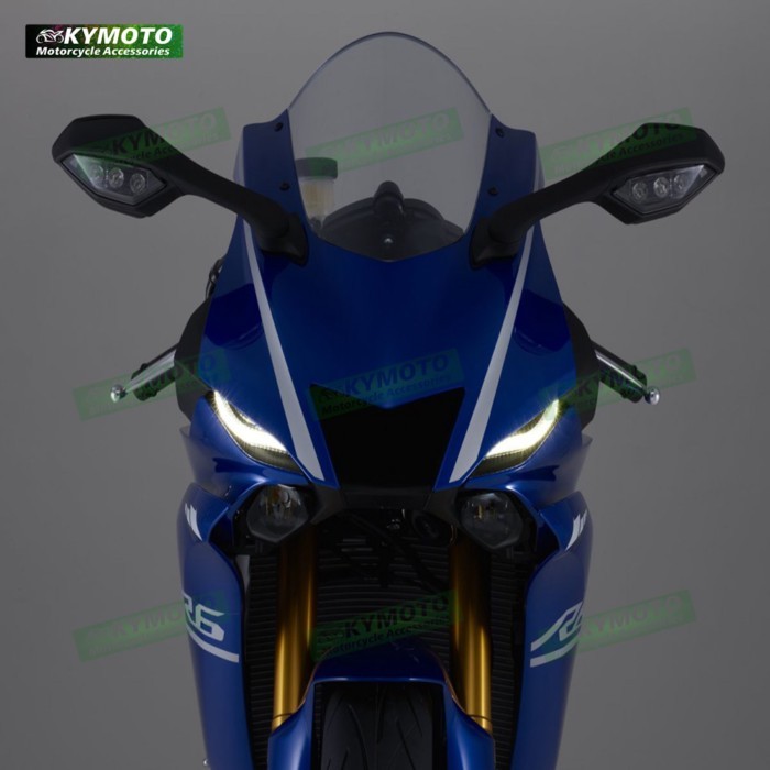 Motorcycle accessories front sticker YZF R6 2017-2022 reflective sticker suitable for Yamaha YZF600