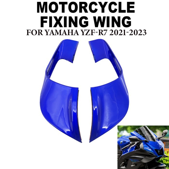 For Yamaha YZF-R7 YZFR7 YZF R7 2021 2022 2023 motorcycle front aerodynamic wing side winglet windsh