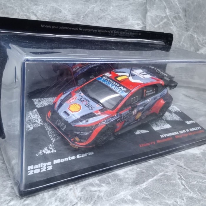 IXO 1/43 HYUNDAI I20 N RALLY1 #11 2022 Hyundai Racing Model Alloy