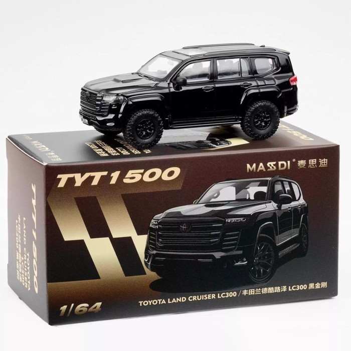 พร้อมสต็อก Mai Sidi 1: 64 Toyota Rand Cool Luzawa LC300 Black King Kong จําลองรถรุ่นผลิตภัณฑ์สําเร็จ