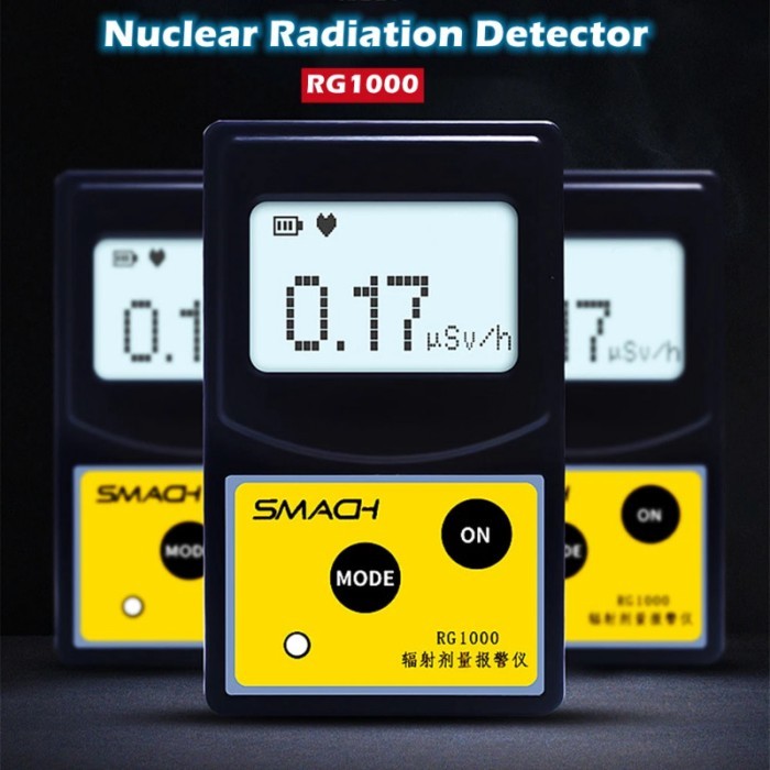 Nuclear Radiation Detector Marble Radioactivity Test X-ray Gamma Ionization Personal Dose GM Counte