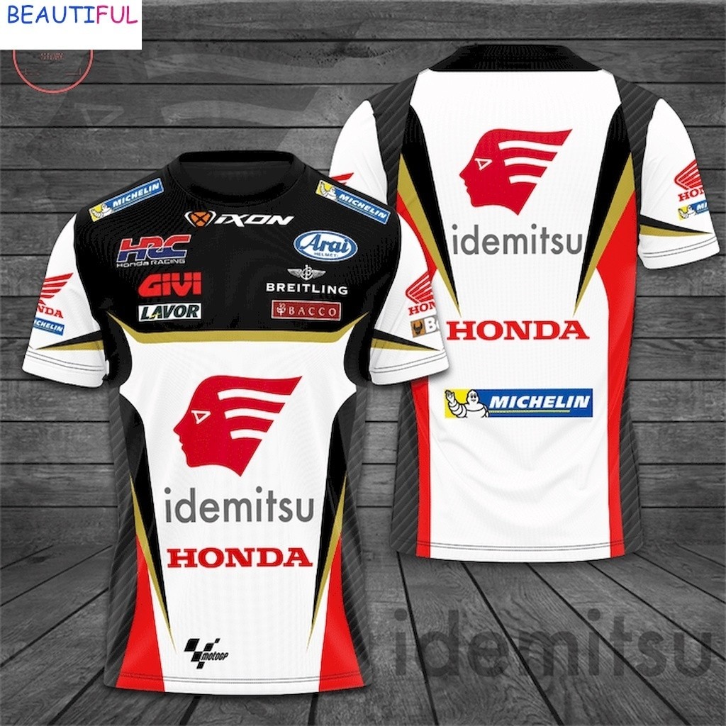 เสื้อยืด LCR Honda Idemitsu MotoGP Racing 3d
