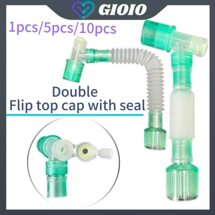 Sterile Anesthesia Breathing Circuit Thread Extension Tube IGEL Retractable Suction Tube Multifunct