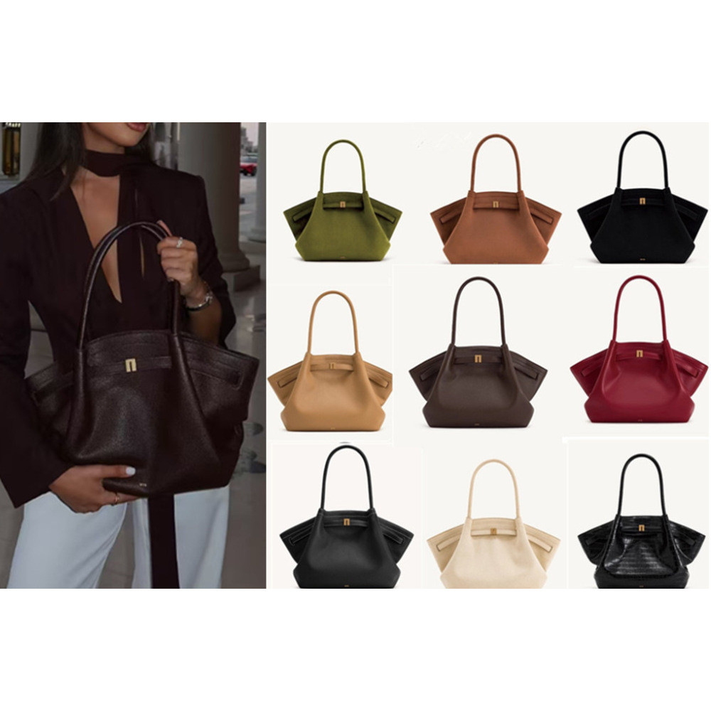 JW PEI Dumpling Bag ใหม่ Hana สไตล์ Suede Shoulder/Crossbody Bag เหมาะสำหรับฤดูใบไม้ร่วงและฤดูหนาว