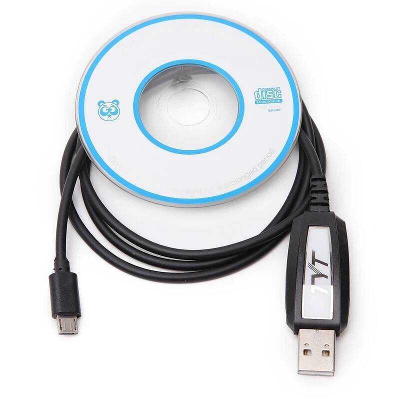 ▥ Plus USB Programming Cable Driver CD Win10 For TYT Th-Uv3r Two Way Radio Th-9800 Th-7800 Th-8
