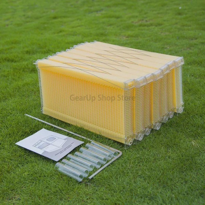 Self Flowing Hive Frames Automatic Extraction Boxes Honey Spleen Plastic  Honey Hive Frames Beehive
