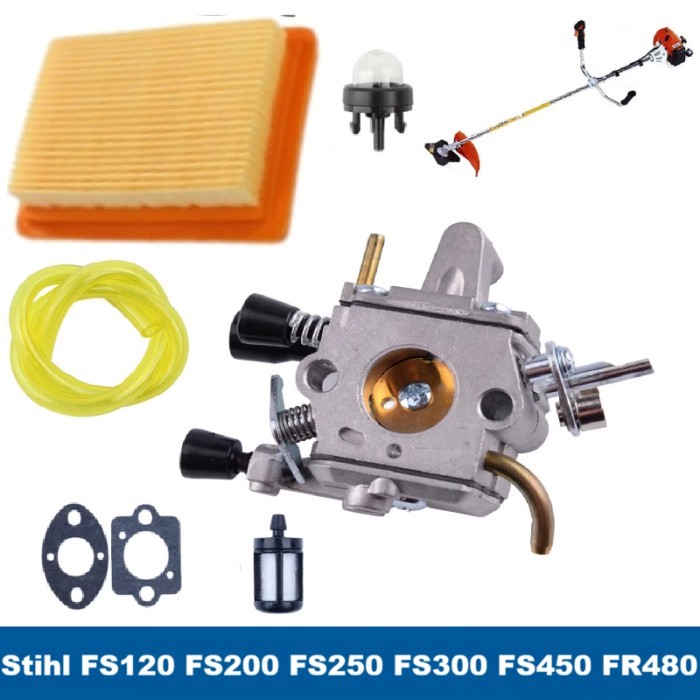 Quality FS120 Carburetor Air Filter Kit For Stihl FS200 FS200R FS250 FS300 FS350 FS450 FR450 FR480