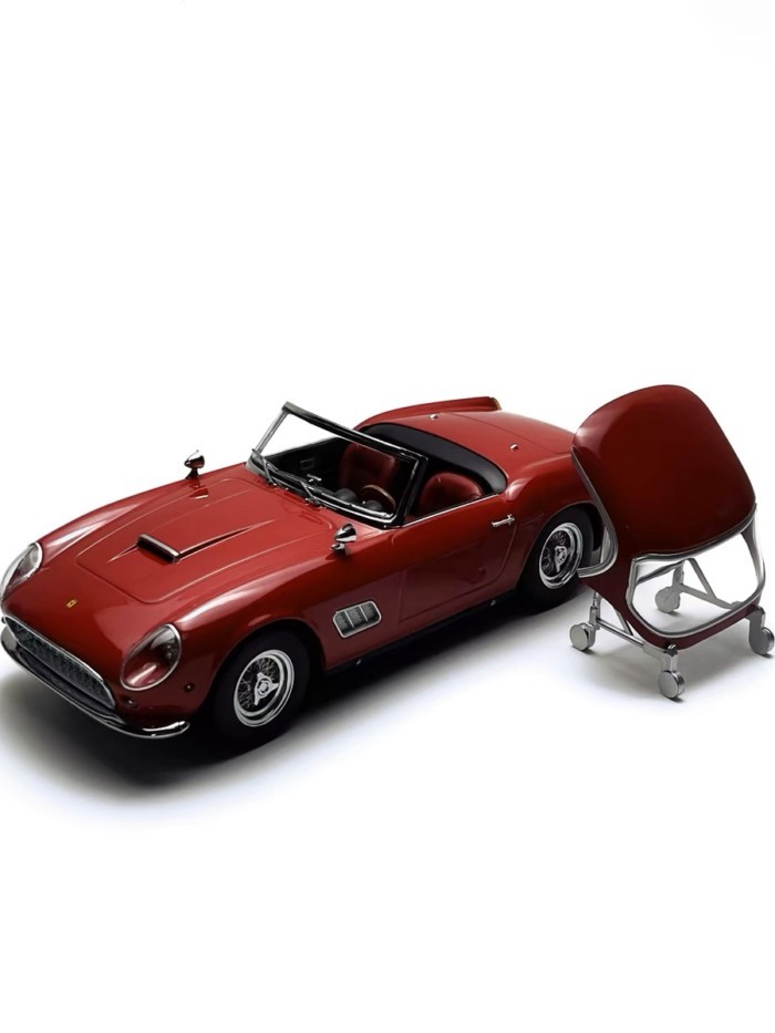 KK SCALE 1/18 Ferrari Farreri 250 GT Spyder โมเดลรถอัลลอยสินค้ามีตําหนิ