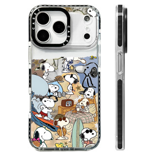 การ์ตูน Snoopy Collage ภาพวาด Series สีสําหรับ IPhone 11 12 …