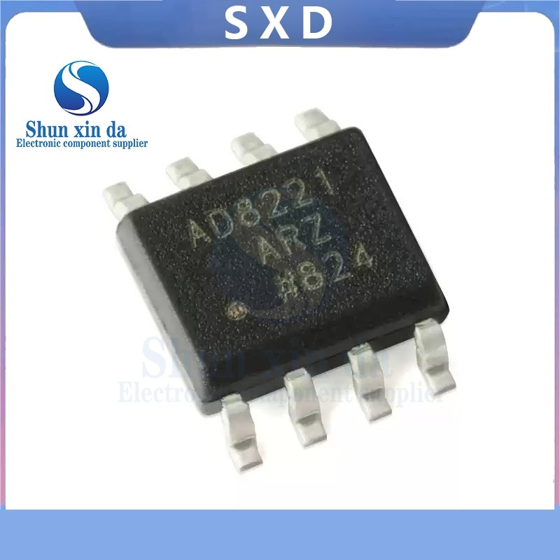 AD8221ARZ-R7 AD8221ARZ SOIC-8 Precision เครื่องมือเครื่องขยายเสียงชิป IC ยี่ห้อใหม่แท้