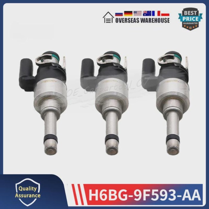 H6BG-9F593-AA H6BG9F593AA Fuel Injectors 3PCS For Ford Focus IV 1.0 Ltr engine H6BG-9F593-AB