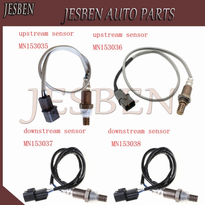 4pcs MN153035 MN153036 MN153037 MN153038 Lambda O2 Oxygen Sensor Fit for MITSUBISHI AIRTREK OUTLAND