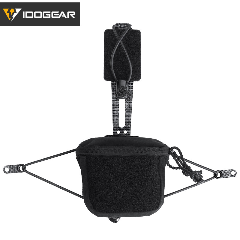 IDOGEAR Tactic NVG Hook & Loop น้ำหนักเบาที่มีระบบฟื้นฟูแบตเตอรี่แบบ PVS31 และครอบแบตเตอรี่ Tegris ร