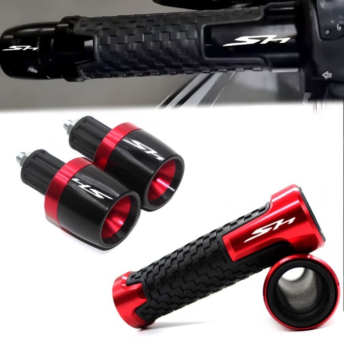 Motorcycle Hand Grips Handle Bar End Cap For Honda SH300 SH150 SH125 SH 300 150 125 SH150i SH150i S