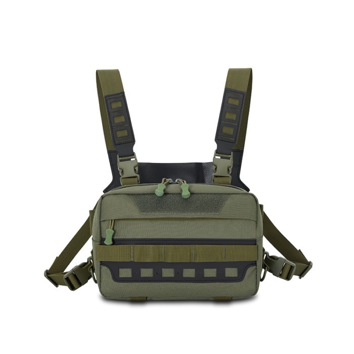 Amazon เสื้อกั๊กอเนกประสงค์สไตล์ใหม่เสื้อกั๊กตกปลา Camping Tooling Motorcycle Toolkit กระเป๋าคาดหน้า