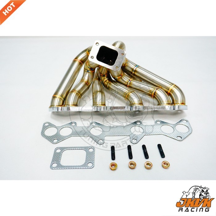 JKVK RACING 3mm Steam Pipe T3 OD 42mm Exhaust Turbo Manifold For 1JZGTE 1JZ VVTi