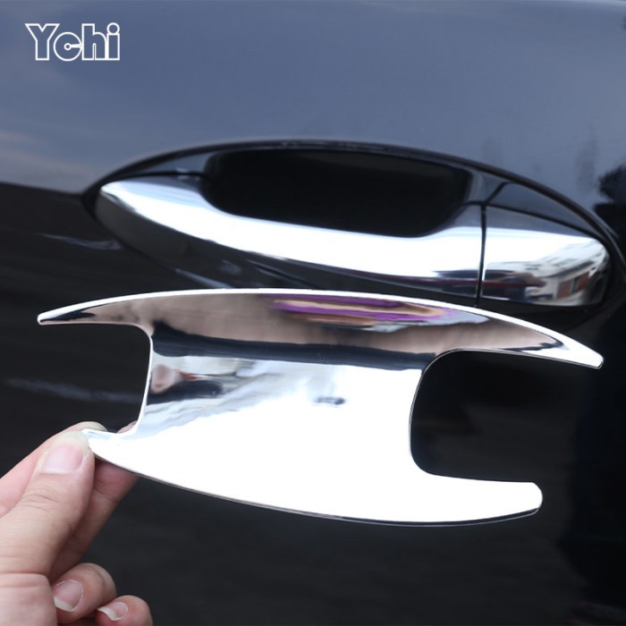 For Mercedes Benz W213 E Class 2016-19 W205 C-class GLC X253 2015-21 ABS Carbon Fiber Style Door Bo