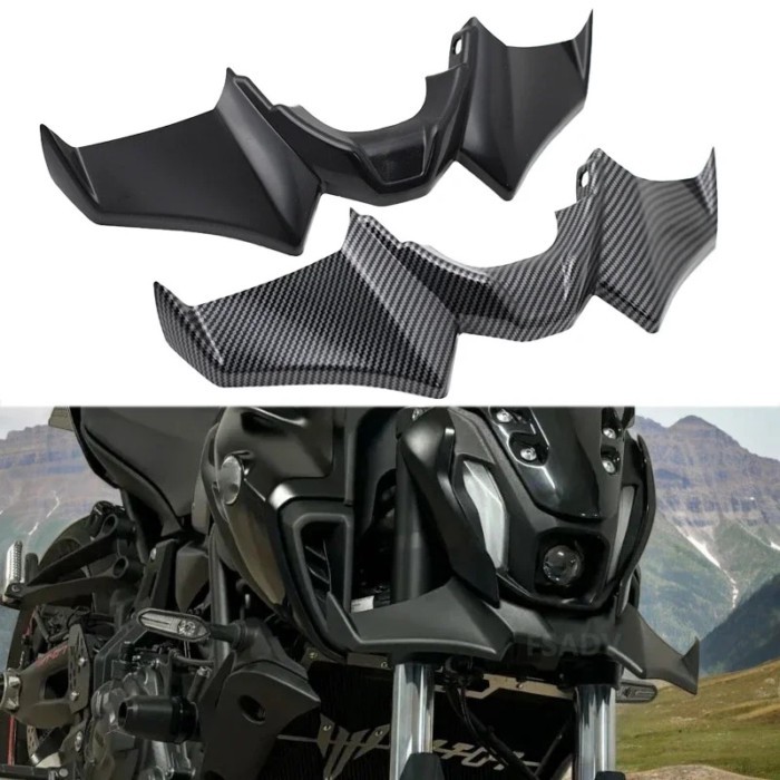 For YAMAHA MT-07 SP 2021 2022 2023 MT07 Naked Front Spoiler Winglet Aerodynamic Wing Kit Spoiler MT
