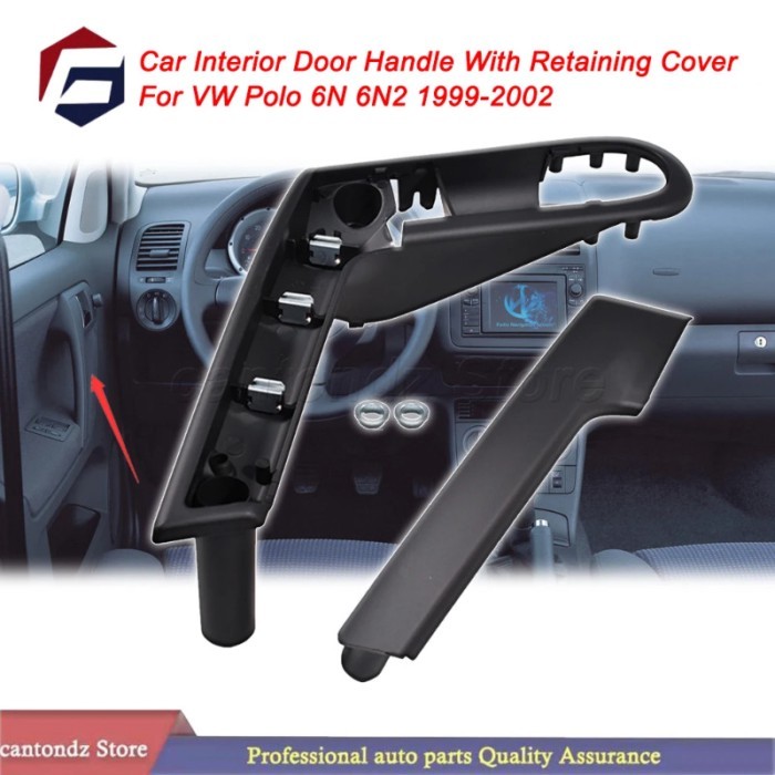 Car Interior Door Handle With Retaining Cover 6N0867179E 6N0867180E 6N0867197B 6N0867198B For VW Po